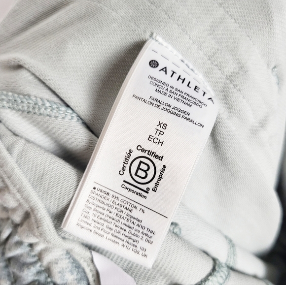 ATHLETA Farallon Jogger in Fog Camo Coast Grey NWT - Picture 7 of 7